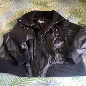 Jessica London Moto leather jacket (estimated to be about a 3X)